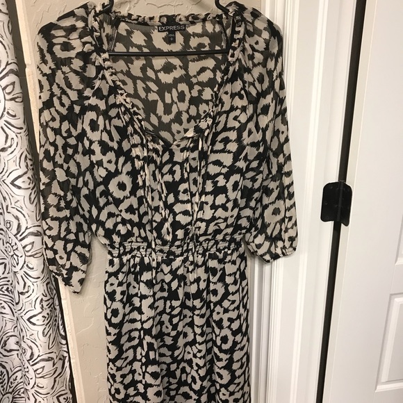 Express Dresses & Skirts - Express leopard print Dress